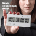 thumbnail image 4 of Reloj de cuenta regresiva reutilizable para todos los grandes eventos de su vida: temporizador de cuenta regresiva de hasta 999 días, 4 of 5