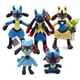 thumbnail image 2 of Muñeco de peluche de Pokémon Lucario de pie, brillante, de 16 a 31 cm, bonito Mega Riolu, de calidad, regalo de Halloween para niños, 2 of 5