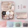 thumbnail image 2 of Gustave 2 in 1 Portable Travel Makeup Beauty Bag Waterproof Multifunction Cosmetic Organizer with Inner Pouch "Light Pink", 2 of 11