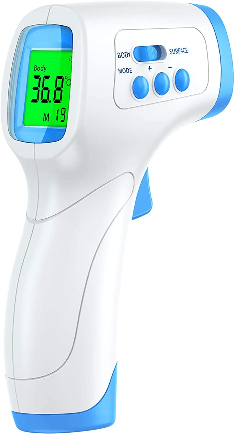 Random Forehead Thermometer for Adults,Kids Infants Baby,Surface of Objects.Infrared Digital Non-Contact Accurate Instant Readings Forehead Thermometer with LCD Display,Random Color 