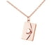 thumbnail image 1 of Collar con colgante de corazón y carta de amor, accesorios de moda elegantes Oro rosa, 1 of 9