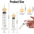 thumbnail image 5 of Silicone Material Kitten Nipples for Nursing, Reusable Kitten Syringe for Feeding,Silicone Pacifier Suitable for Kittens, Puppies and Wild Animals, 5 of 5