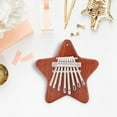 thumbnail image 4 of Nilvkv Solid Wood 8-Tone Mini Thumb Piano Musical Instrument Wooden 8-Tone Finger Piano Home Decor, 4 of 6