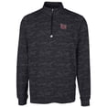 thumbnail image 2 of Men's Cutter & Buck Black Lamar Cardinals Big & Tall Traverse Camo Print Stretch Quarter-Zip Pullover Top, 2 of 3