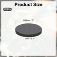 thumbnail image 2 of Uxcell 20 Pcs 25mm ID x 3mm Thick Rubber Solid Discs Washers, Black, 2 of 6