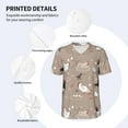 thumbnail image 5 of Fotbe Chicken Baseball Jersey Shirt for Men and Women, Casual Short Sleeves Button Down T-Shirt-4X-Large, 5 of 9