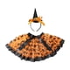 thumbnail image 1 of Disfraz de bruja para niña, decoración creativa para niños, vestido de princesa para Halloween Naranja, 1 of 9