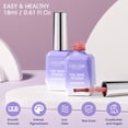 thumbnail image 5 of Gellen Glitter Gel Nail Polish, 18ml Pale Red Gel Polish No Wipe Soak off Long Lasting Glossy UV Gel for Salon Manicure Nail Art, Gifts for Women Girls, 5 of 8