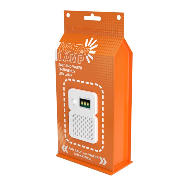 Lámpara LED Ahorro de Energía Impermeable Portátil para Coche Exterior Playa Naranja