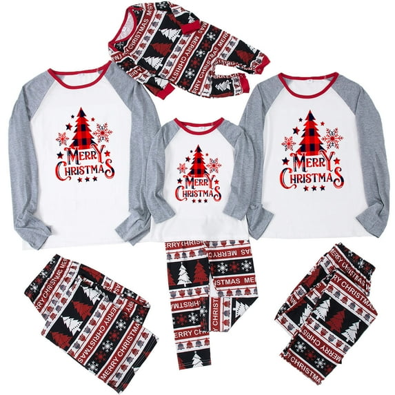 Odeerbi Reduced Christmas Pajamas For Family Matching Outfits Fashionable Print European And American Suit