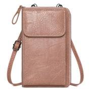 Badiya Small Crossbody Bag for Women and Cell Phone Bag Purse Wallet