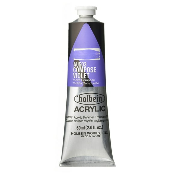 Holbein Artist Heavy Body Acrylic Color, 60ml, Compose Violet