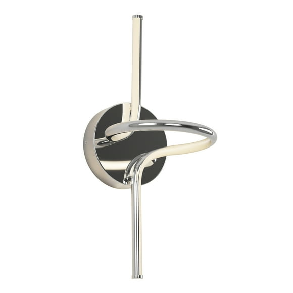 Artika Swirl Modern LED Wall Sconce Light Fixture Chrome 3 Color Temperature