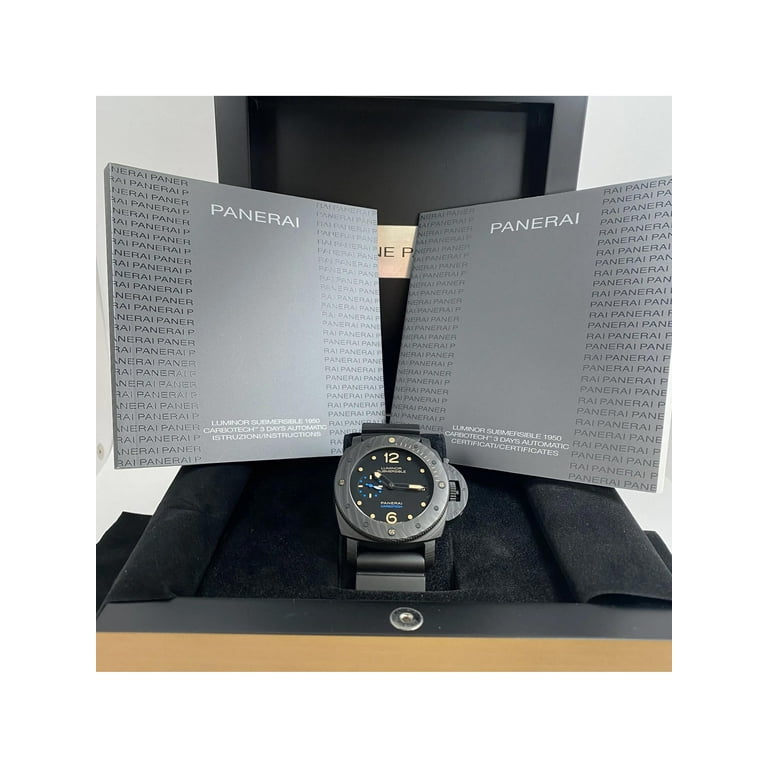 Panerai PAM00616 Luminor Submersible 1950 Carbotech 3 Days Automatic 47mm Black Dial Men s Watch PAM00616