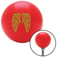 thumbnail image 1 of American Shifter  Green Angel Wings Red Shift Knob with M16 x 1.5 Insert Shifter Auto Manual Custom, 1 of 1