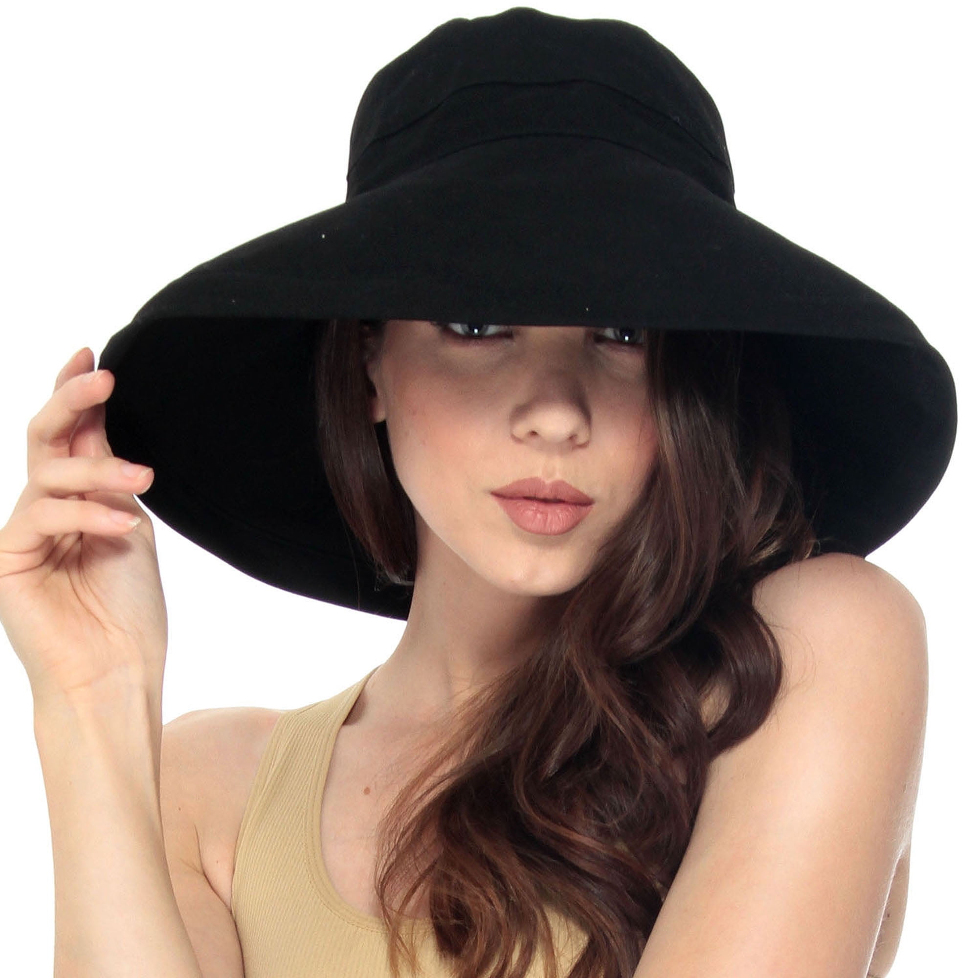 how to fold a hat brim