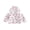 White, variant on RUINIXCW Toddler Baby Girl Fall Jacket with Pockets Casual Strawberry Bow Floral Print Zip Up Hooded Long Sleeve Coat