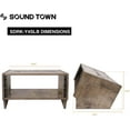 thumbnail image 4 of Sound Town DIY 4U Angled Desktop Turret Studio Rack with Baltic Birch Plywood, Weathered Gray, Assembly Required (SDRK-Y4SLB), 4 of 8