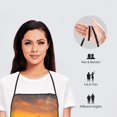thumbnail image 6 of Fuzoiu Lizard With Sunglasses Sunset Print Waterproof Apron, Kitchen Apron for Women Men Chef, Apron for Christmas Dinner Party Cooking Baking Crafting House Cleaning Kitchen, 6 of 7