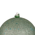 thumbnail image 2 of Vickerman 8" Frosty Mint Sequin Ball Ornament, 2 of 3