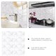 thumbnail image 3 of ADDHAT 8Ud Pegatinas Decorativas De Azulejo Mármol Gris Claro Para Y Paredes, 3 of 8