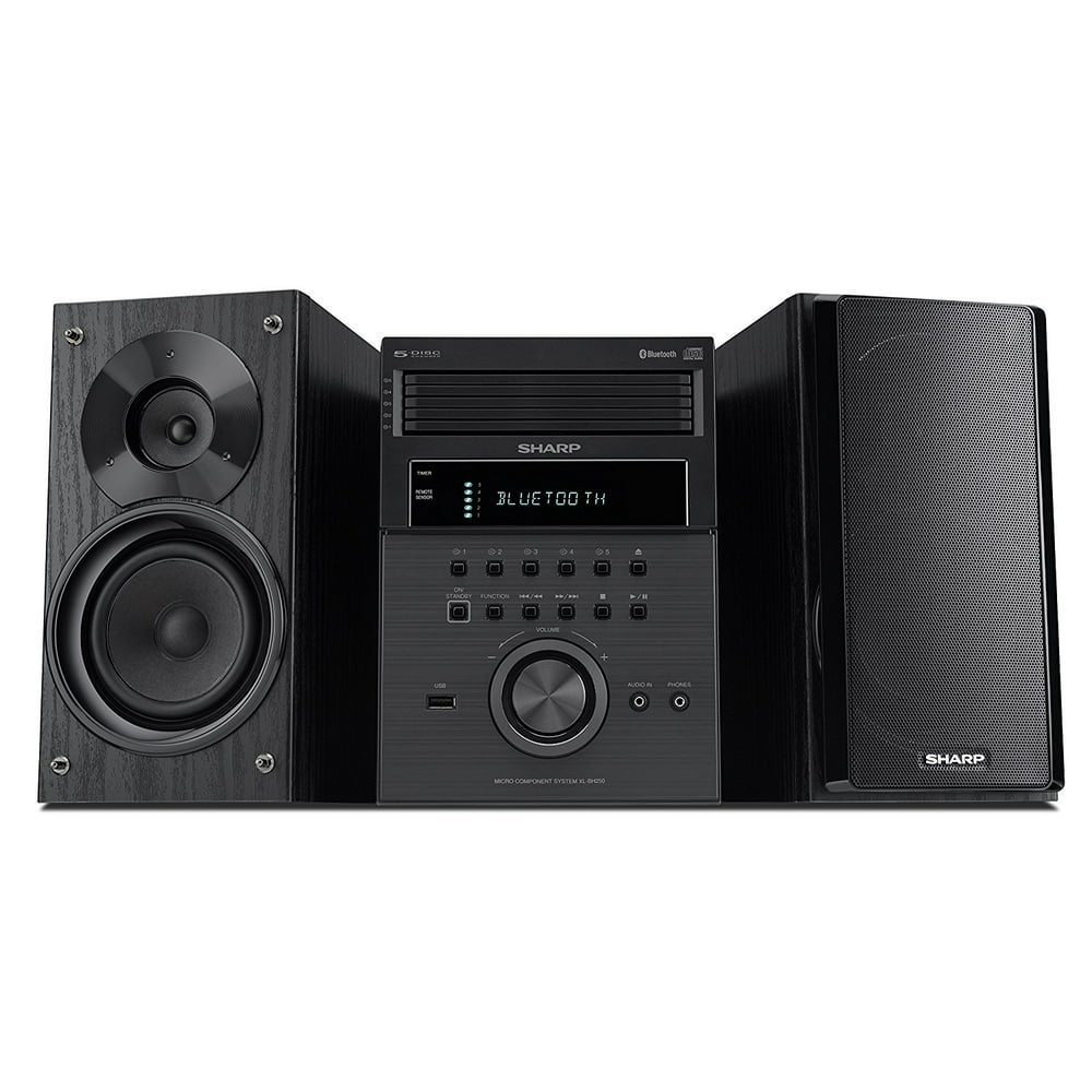Sharp 5 Disc Bluetooth HiFi Home Audio Stereo Sound System Cd Player