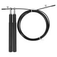 thumbnail image 1 of Unique Bargains Speed Skipping Rope Adjustable Speed Jumping Rope Adults Workout Skipping Rope with 14mm Handle Black, 1 of 6