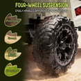 thumbnail image 5 of Xuanlur 12V Dinosaur Ride on UTV, Kids Electric Car w/Parent Control, 70W Motors, 3-Horn Dinosaur Design, Rear Light & Flag, Front Bumper, 3 Speed, LED, Bluetooth, Ride on Toys for Boys Girls, Khaki, 5 of 8