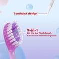 thumbnail image 3 of Cepillo de dientes desechable RR ORCRO Mini 5 en 1 con pasta de dientes x40, 3 of 9