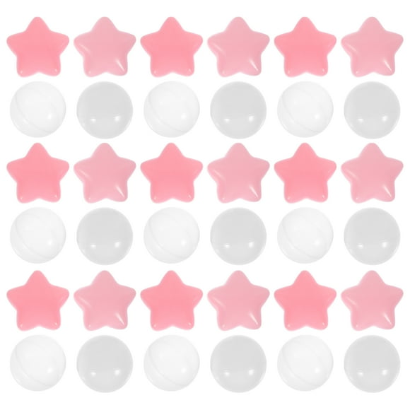 100pcs Ocean Balls Children Soft Plastic Pool Balls Smooth Balls Pit Star And Round Balls