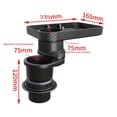thumbnail image 2 of Bandeja para automóvil, portavasos giratorio de 1/2 pulgada, soporte para bebidas, soporte para almacenamiento de teléfono, bandeja para portavasos para automóvil, 2 of 4