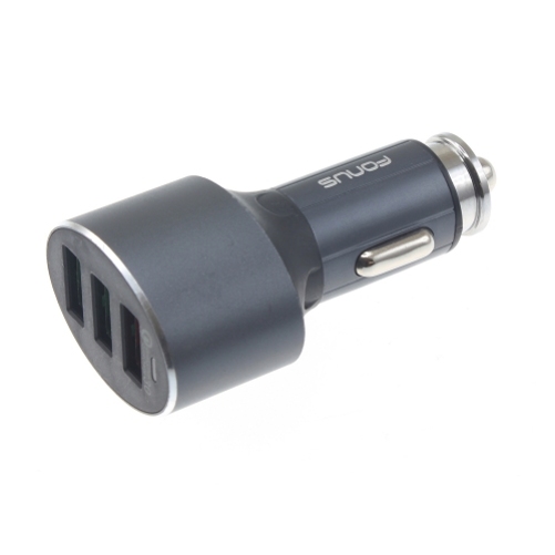 42W Quick Car Charger w Leather Case Belt Clip for Google Pixel 4 XL/5a 5G/4a 5G Phones - 3-Port USB Power, Swivel Holster X3V Compatible With Pixel 4 XL/5a 5G/4a 5G Models