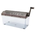 thumbnail image 2 of YardChic Mini Paper Shredder, Paper Folding Machine, Portable Manual Hand Crank Paper Shredder, Desktop Strip Cut Paper Shredding Machine, Small Paper Shredder for Home Office Classroom Desktop Use, 2 of 4