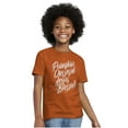 thumbnail image 4 of Fall Pumpkin Obsessed Jesus Blessed Girls Kids T Shirt Tees Teen Brisco Brands L, 4 of 6