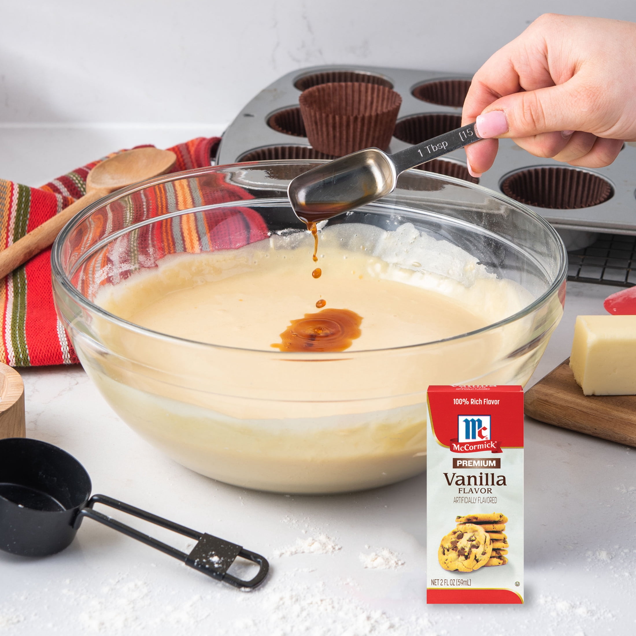 McCormick Kosher Premium Vanilla Flavor, 2.0 fl oz Box
