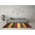 thumbnail image 3 of Ahgly Company Indoor Rectangle Abstract Brown Contemporary Area Rugs, 8' x 10', 3 of 4