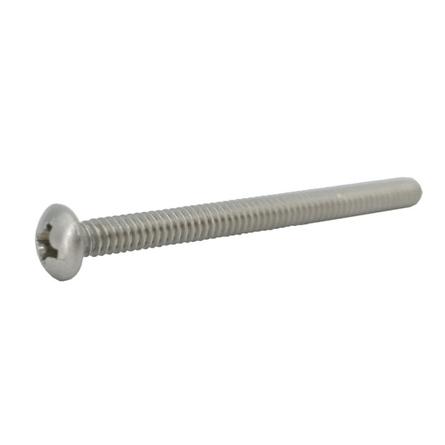 FixtureDisplays® 6-32*1-3/4" Stainless Pan Head Machine Screws, Full Thread, Phillips Drive, Stainless Steel 18-8, Machine Thread 312114