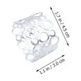 thumbnail image 2 of OUNONA 12pcs Stainless Steel Napkin Rings Dinner Party Napkin Holders Wedding Birthday Napkin Rings, 2 of 8