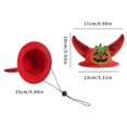 thumbnail image 3 of TIELUTT Halloween Pet Cat Witch Hat with Adjustable Horns Pet Clothes for Small Dogs Male Pet Clothes for Cats Pet Clothes Rack Pet Clothes for Medium Dogs Summer Pet Clothes for Large Dogs Girl, 3 of 4