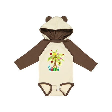 

Inktastic Christmas Palm Tree with Presents Gift Baby Boy or Baby Girl Long Sleeve Bodysuit