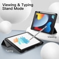 thumbnail image 2 of JETech Case for iPad 10.2 Inch 2021/2020/2019 (9th/8th/7th) Model with Pencil Holder, Slim Tablet Cover with Soft TPU Back, Auto Wake/Sleep (Black), 2 of 8