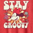 thumbnail image 3 of Disney - Mickey & Friends - Minnie Mouse - Stay Groovy - Women's Short Sleeve Graphic T-Shirt, 3 of 5