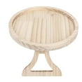 thumbnail image 4 of Couch Arm Table, 25cm Natural Bamboo Side Tables Clip On Tray Round Shape  For Snack Coffee Tee Remote Control For Homes For Apartments  Dorms 25cm/9.8in, 4 of 8