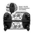 thumbnail image 4 of Xecao Snake print Elastic Luggage Cover, with double-sided print , is perfect for travel, business, and daily use, 4 of 9