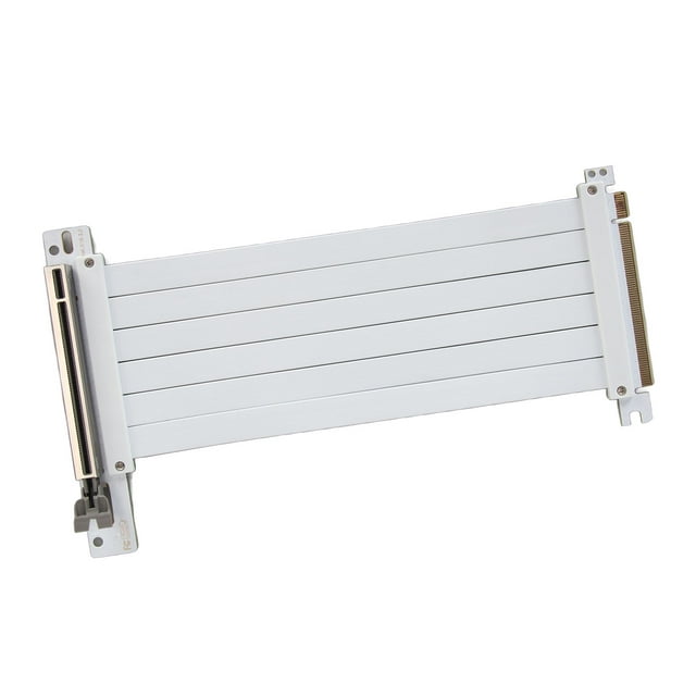 PCIE 3.0 Câble Rehausseur, Câble d'Extension de Carte Graphique PCIE, Haute Vitesse Angle Droit 90 Port PCIE GPU Câble d'Extension de Carte Graphique, Flexible et Flexible