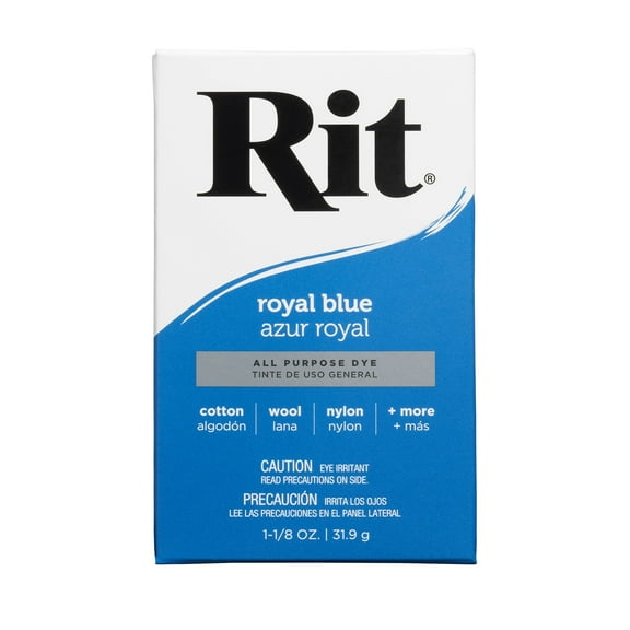 Rit All Purpose Powder Dye, Royal Blue, 1-1/8 oz