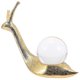 thumbnail image 1 of Exquisito adorno de caracol con bola de cristal, adorno de escritorio único para oficina en casa, 1 of 5