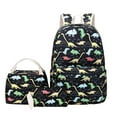 thumbnail image 1 of Dinosaur Pattern Kids Backpack, School Bag, Waterproof Material, Adjustable Straps, For Pre-School, Lightweight Design, Large Capacity, For Daily Use, Travel Friendly, Back Support, $BS$3, 1 of 8