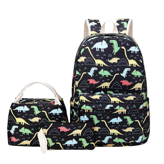 Dinosaur Pattern Kids Backpack, School Bag, Waterproof Material, Adjustable Straps, For Pre-School, Lightweight Design, Large Capacity, For Daily Use, Travel Friendly, Back Support, $BS$3