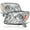 Chrome Housing Clear Lens, variant on Spec-D Tuning Smoke Headlights Compatible with 2003-2005 Toyota 4Runner, Left + Right Head Lamps Assembly
